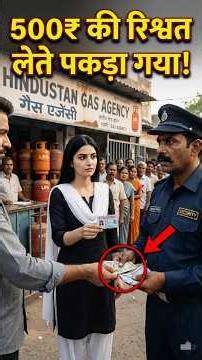गैस एजेंसी में रिश्वतखोरी 🤯 IPS ने पकडा रंगे हाथ 😡 #shorts #viral #shortsfeed #gas #ai