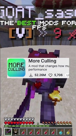 The BEST FPS Mods for Minecraft 🤯#minecraft #fps #minecraftfpsboost #minecraftfps #minecraftmods