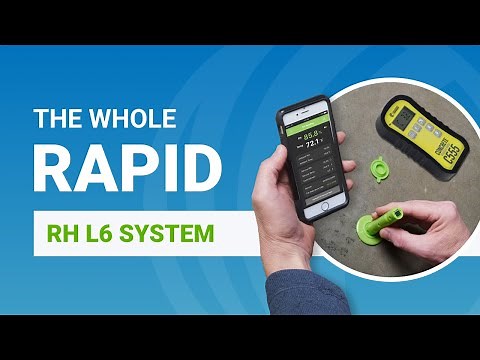 Concrete Moisture Testing the Correct Way - Rapid RH L6 System