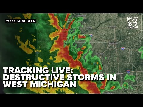 LIVE STORM COVERAGE: Severe storms push toward West Michigan