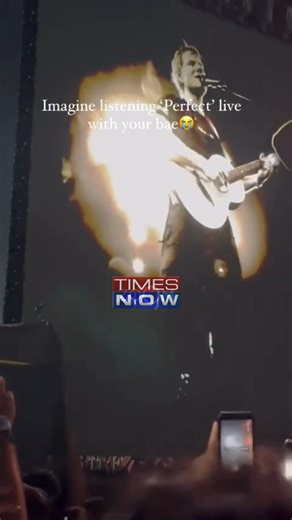 3.4K views · 11 reactions | Ed Sheeran sets the stage on fire with his 'Perfect' song performance at the Mumbai concert. #EdSheeran #Concert #Mumbai | TIMES NOW | Facebook
