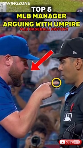 Top 5 MLB Manager Arguing with Umpire in mlb baseball#MLBDrama#UmpireArguments