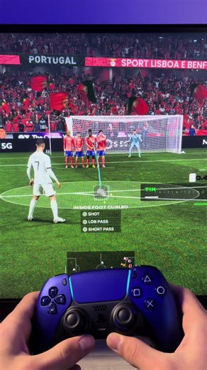 CR7 Perfect FreeKick Goal 🎯 #fc26 #tutorial #freekick #playstation #fyp