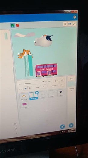 HOW TO CREATE FLYING CAT IN SCRATCH