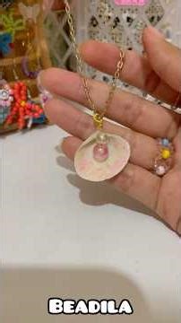 ASMR Seashell Necklace Making | Handmade Beaded Jewellery DIY