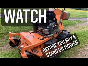 Scag Vride 52” commercial stand on mower- watch this before you decide to buy a stand on mower