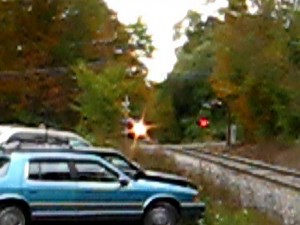 Amtrak's Vermonter At North Amherst MA.