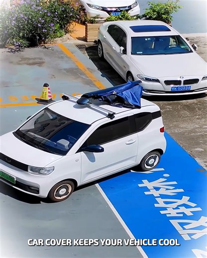 Magic Car Cover in Action #CarCover #Innovation #SmartTech | YNP Media