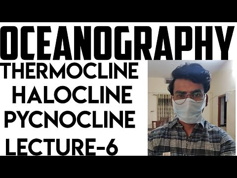 Oceanography lecture-6, Thermocline, halocline, Pycnocline and their significance, physiochemical