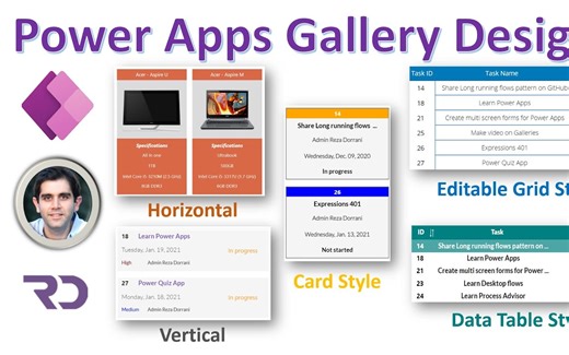 Power Apps Gallery Control