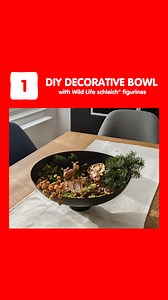 Day 1 of our schleich® Advent Calendar🎄 Start the countdown to Christmas with this beautiful DIY decorative bowl featuring Wild Life schleich® figurines🦌✨ Using natural treasures like pinecones, moss, and twigs, you can create a centerpiece that’s perfect for the festive season! Which Wild Life figurine will you use to make your own centerpiece? 🐾 Let us know in the comments! 📸 @charakterkindandbrands | Schleich