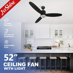 [Hot Item] 1stshine Ventilador de techo Diseñador de iluminación interior regulable Control remoto techo Ventiladores
