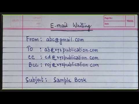 How to email Writing || email writing format