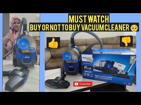Philips Power Pro FC9352/01 Compact Bag less Vacuum Cleaner (Blue)Complete Review Of Philips Vacuum