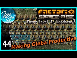 ep 44 How Gleba Works - Factorio Entry Level to Megabase 7 (Space Age DLC)