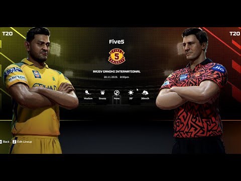 Cricket 2026 – CSK vs SRH Full Match | Ultra Realistic Gameplay