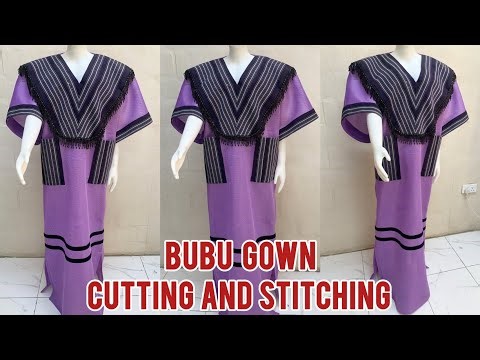 HOW TO CUT AND SEW A LUXURY BUBU GOWN // ATTACHING ASOKE TO A BUBU GOWN // BUBU GOWN TUTORIAL