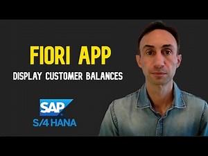 How to Display Customer Balances with a Fiori App and a T-code: SAP S/4 HANA