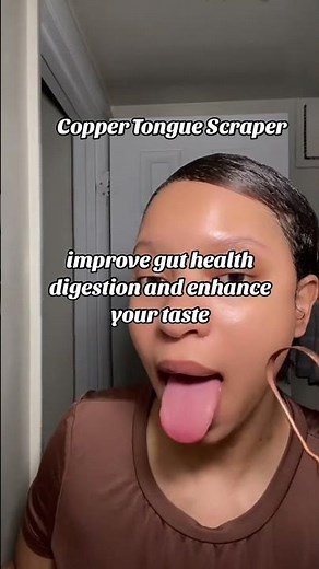 Copper Tongue Scraper for Fresh Breath & Health #OralCare