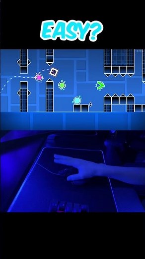 Geometry Dash 4 Levels of Cube Difficulty!😳😳😳#shorts