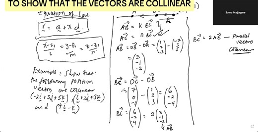 coliinear vectors#alevels #mathematics #maths #physics #mechanicsteve #tiktokmath