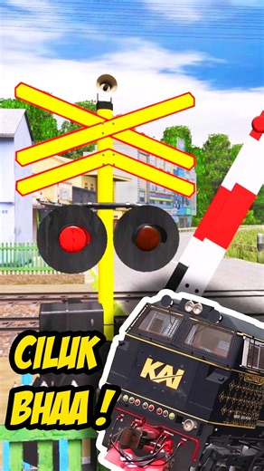 Ciluk Ba Viral - Keunikan Lokomotif Terbaru Di Perlintasan Kereta Api Nusantara Explorer #keretaapi