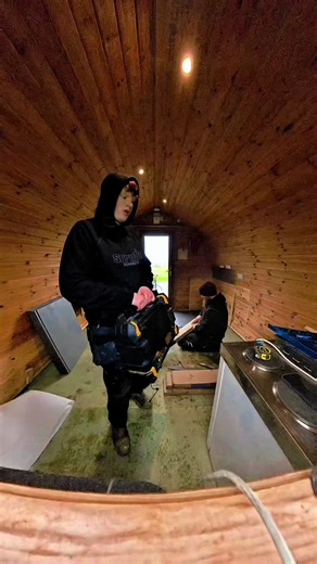 New Flooring Installation in Glamping Pod