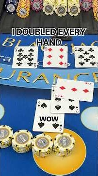 $750,000 BLACKJACK TRIPLE DOUBLE WIN #perfectpair #gambling #highlights #blackjack #casino