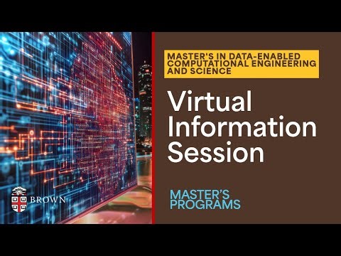 Master's in Data-Enabled Computational Engineering and Science | Information Session | December 11