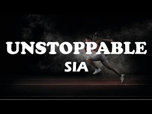 UNSTOPPABLE - SIA | EASY LYRICS | LYRICAL VIDEO | MUSIC IS LIFE | I'M UNSTOPPABLE