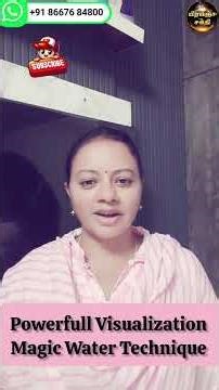 Powerfull Visualization and Magic ✨ Water 💦 Healing Technique