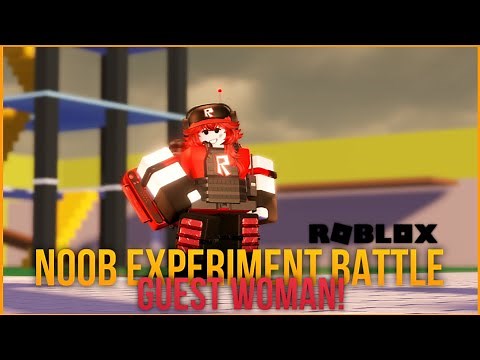 Noob Experiment Battle [GUEST WOMAN] V1 | GUEST WOMAN IS HERE!!! :000000 | - Roblox Skibidi Toilet -