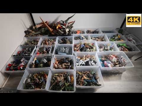 World's Largest Unboxing Over 2,000 Jurassic World Dinosaur Toys Jurassic Park Toys, Godzilla