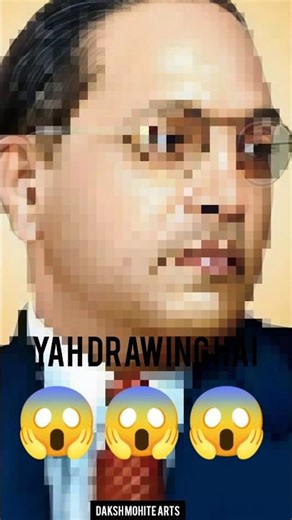 Dr. Babasaheb Ambedkar #drawing #sketch #Daksh Mohite arts #14 April