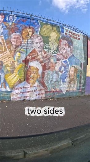 Belfast peace wall, dividing two communities in the same city #ireland #belfast #thetroubles #peace