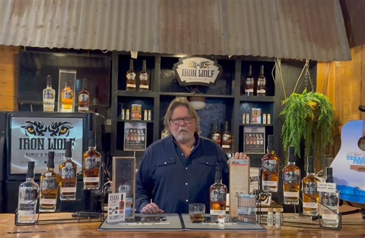 Our friends at Iron Wolf Ranch and Distillery have created a special blend of bourbon whiskey just for our 35th Anniversary! 🐺🥃 Includes a beautifully decorated custom case with the history of the LJT Fest on the back.🤩 Be sure to stop by Texan Liquor in Stephenville or Spirits Of Granbury Liquor & Wine and pick one up on your way to LJT! | Larry Joe Taylor's Texas Music Festival