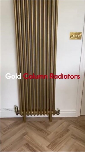 Elevate your space with Gold Column Radiators