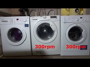 Spin Race No.34 : Bosch Vs. Hoover Vs. Indesit spin only