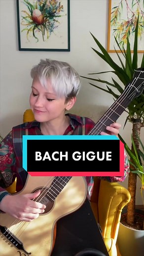 BWV 1006a Gigue by JS Bach #bach #jsbach #gigue #baroque #womenguitarists