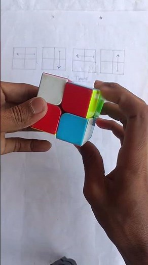 Fastest 2x2 Trick for Beginners 😱 | Too Simple! #shorts