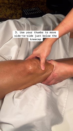 Feeling knee stiffness or soreness? This quick massage helps release tension, boost circulation, and ease discomfort around the knee joint. You can do it on yourself or with a partner. #kneepainrelief #massagetherapy #selfcare #massagetips #houstonmassage #videoviralシ | Belle Therapy