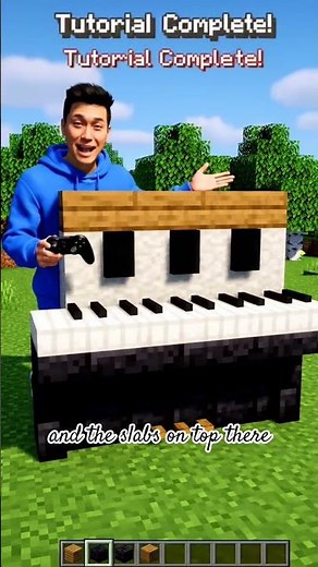 How to build a piano in Minecraft ( #minecraftjavaedition )
