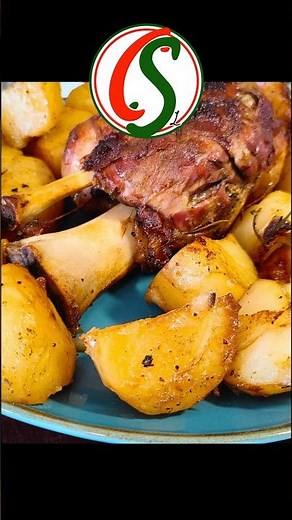 Oven-Baked Shank: Tender Meat, Crispy Potatoes (WOW Recipe)!