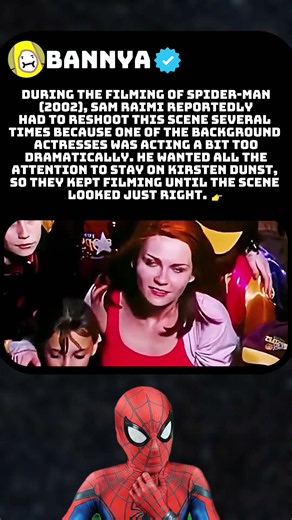 In Spider Man (2002), Mary Jane was betrayed by the stunt actress