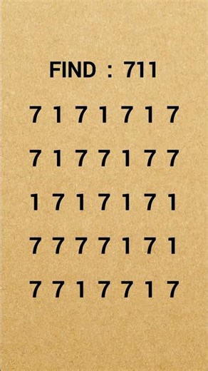 Find the number 711 - Math Quiz #math #quiz #shorts