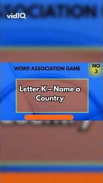 WORD ASSOCIATION GAME| ABC SPEED QUIZ 😃 Alphabet Quiz Challenge