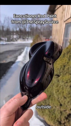 Executioner Red is a beautiful candy pearl Basecoat that has an amazing large particle pearl effect