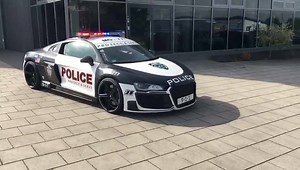 KV1 on Police R8 9-1-1 󾮗🏻 #MbDESIGN #kv1 #police #ADAC | Mbdesign wheels