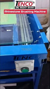 Tenco Rhinestone Brushing machine , Diamond Seet Making Machine
