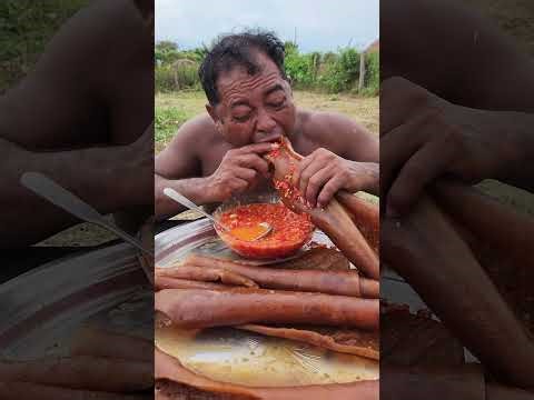 🐄✨ Super Crispy Cow Skin Recipe — So Crunchy & Delicious! 😋🔥#CrispyCowSkin #FoodLover #YummyRecipe